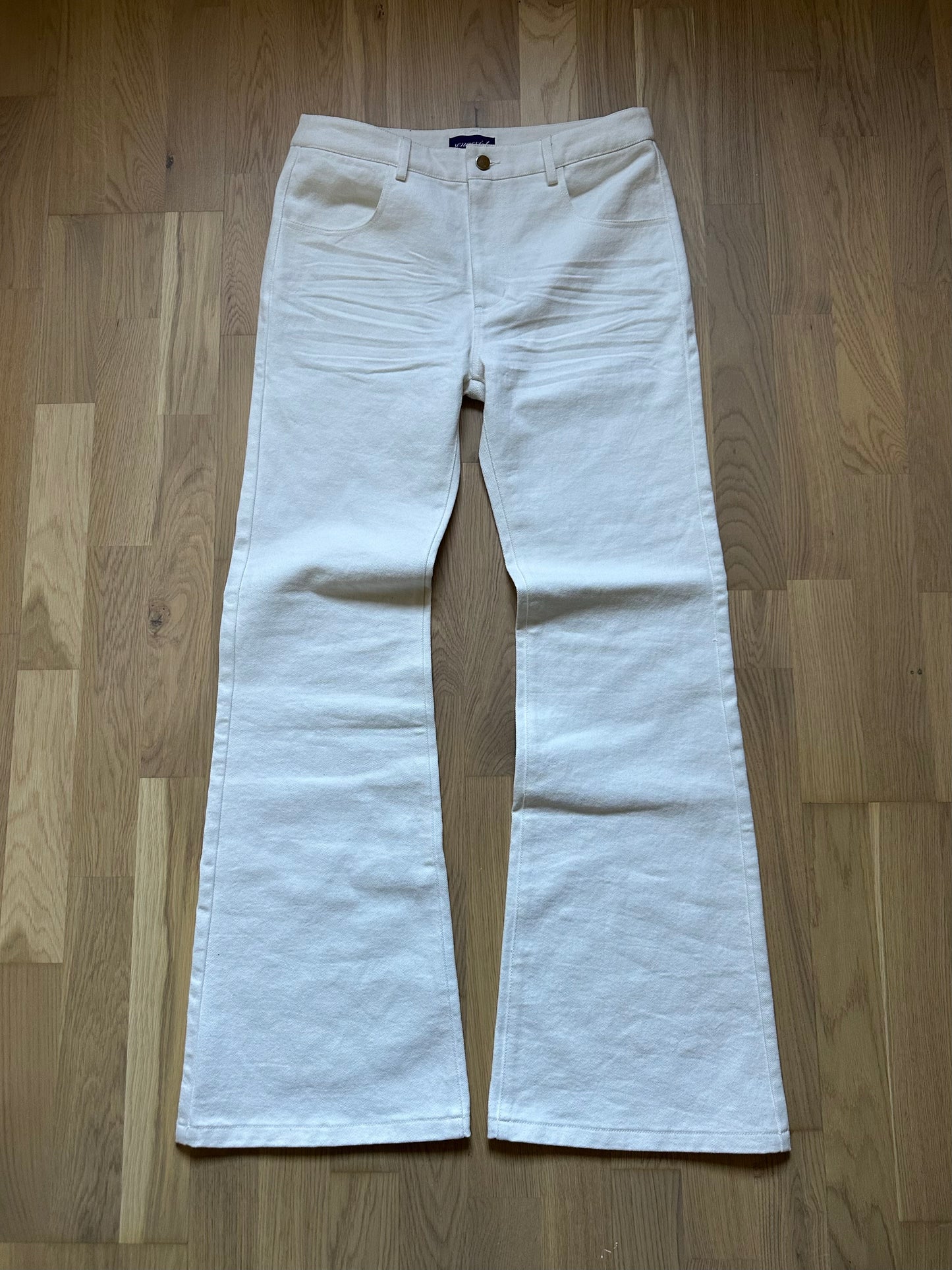senaexist white jeans