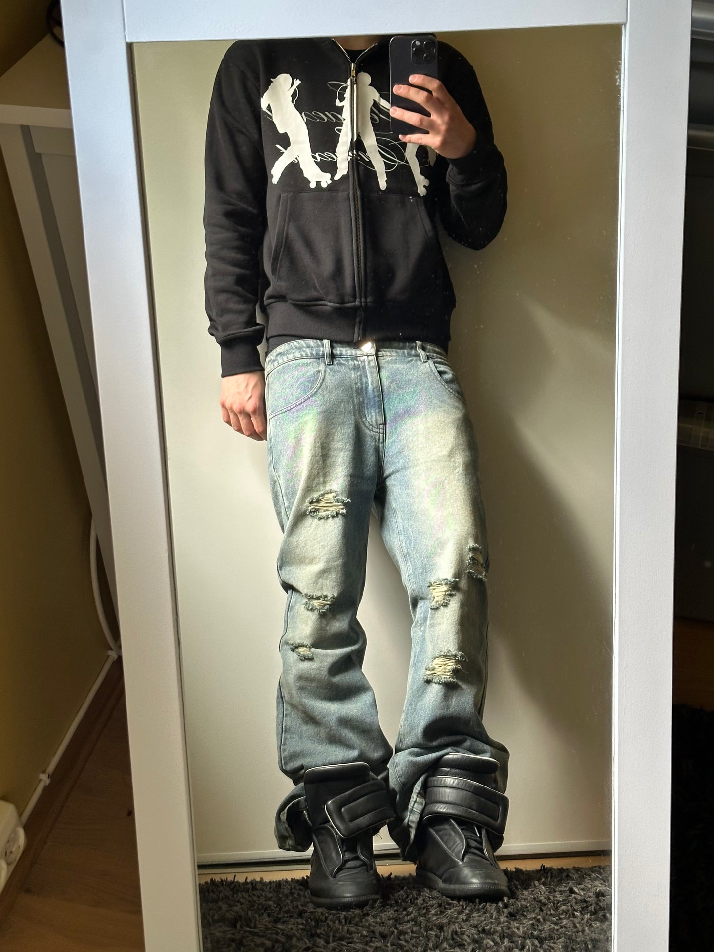 (PRE-ORDER) "wash" flared jeans