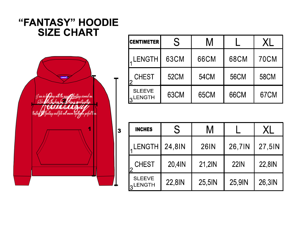 "fantasy" hoodie