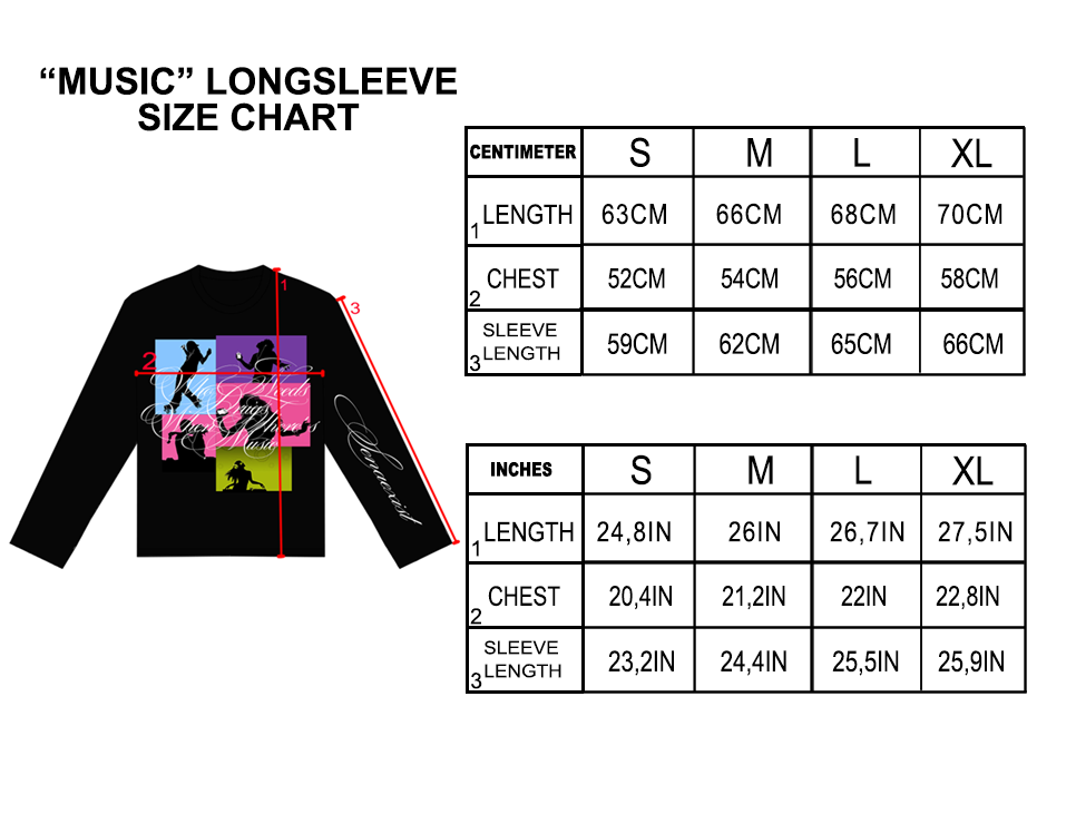 "music" longsleeve