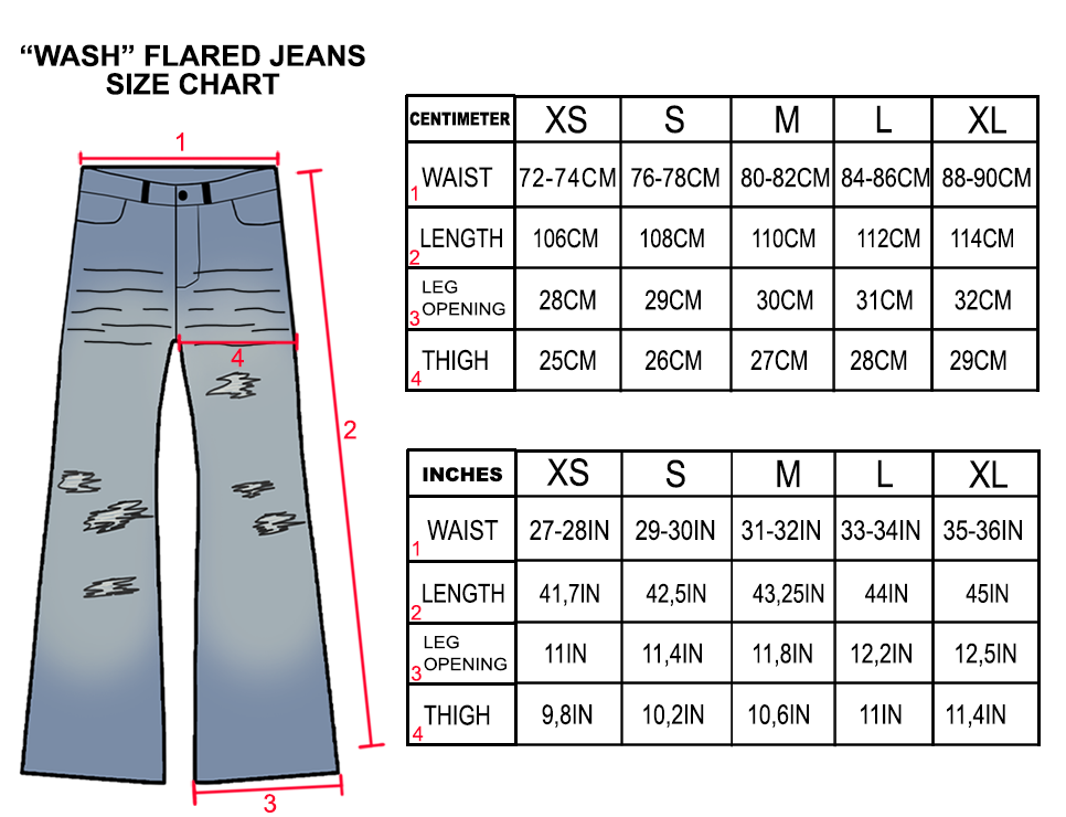 (PRE-ORDER) "wash" flared jeans