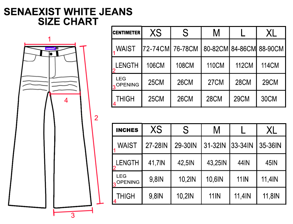 senaexist white jeans