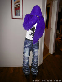 *preorder* blue whisker denim