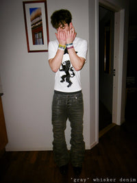 *preorder* gray whisker denim