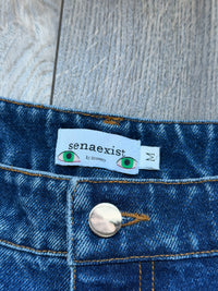 blue "dust" bootcut denim
