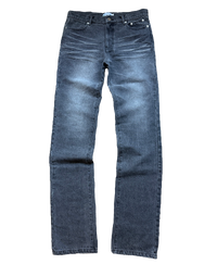 gray "dust" slim denim